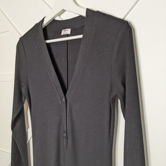 Aritzia Wilfred Adelaide Cardigan Button Down Dress Sz/ S - Picture 6 of 11